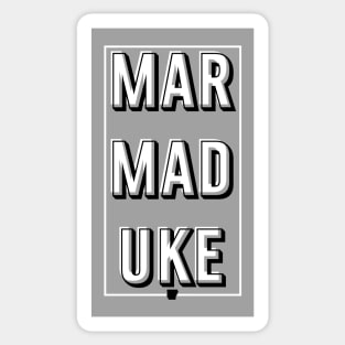 Marmaduke City Block Sticker